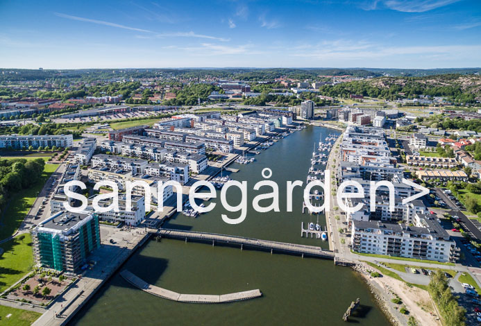 Flygfoto Göteborg Sannegården