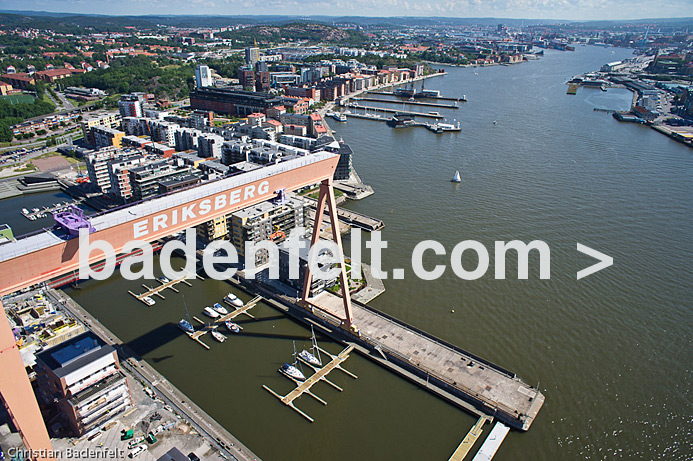 Flygfoto Göteborg - Eriksberg