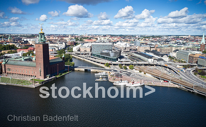 Flygfoto Stockholm